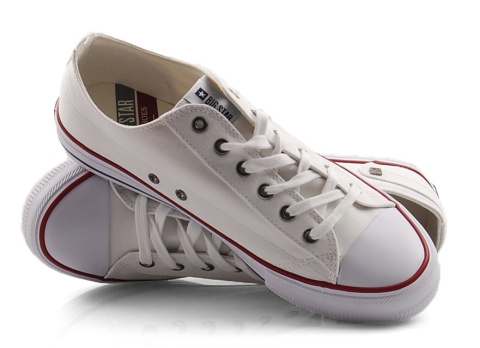 Big Star DD174271 białe trampki + skarpetki Big Star DD174271 białe trampki + skarpetki