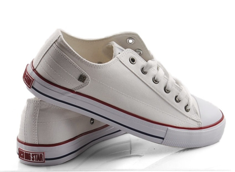 Big Star DD174271 białe trampki + skarpetki Big Star DD174271 białe trampki + skarpetki