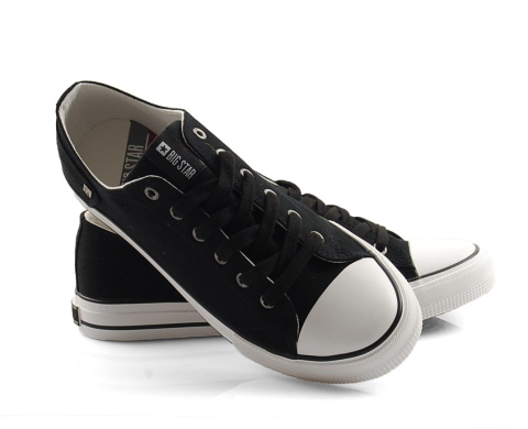 Big Star DD174273SS20 czarne trampki + skarpetki Big Star DD174273SS20 czarne trampki + skarpetki