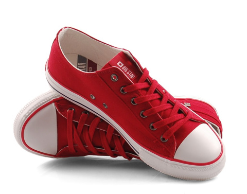 Big Star DD174274 czerwone trampki + skarpetki Big Star DD174274 czerwone trampki + skarpetki