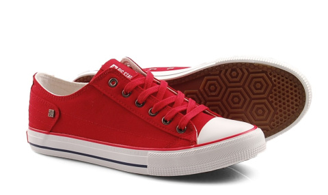 Big Star DD174274 czerwone trampki + skarpetki Big Star DD174274 czerwone trampki + skarpetki