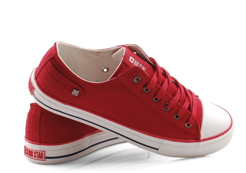 Big Star DD174274 czerwone trampki + skarpetki Big Star DD174274 czerwone trampki + skarpetki