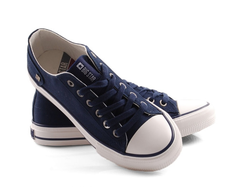 Big Star DD274335 granatowe trampki + skarpetki