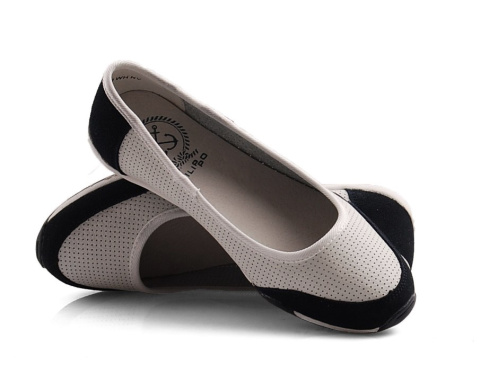Filippo DP142 białe skórzane baleriny Filippo DP142 białe skórzane baleriny