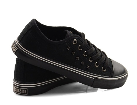 Big Star DD274611 czarne trampki+skarpetki Big Star DD274611 czarne trampki+skarpetki