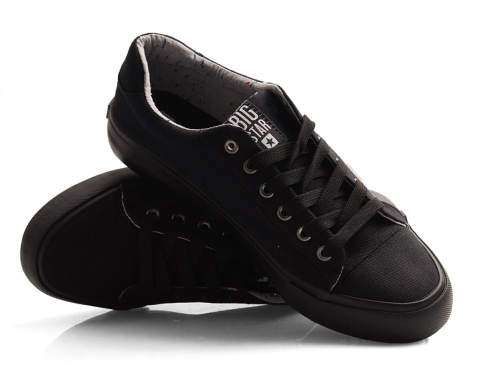 Big Star AA174096 czarne trampki+skarpetki Big Star AA174096 czarne trampki+skarpetki