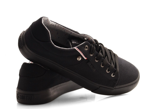 Big Star AA174096 czarne trampki+skarpetki Big Star AA174096 czarne trampki+skarpetki