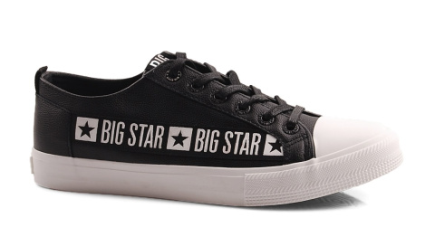 Big Star EE174069 czarne trampki + skarpetki Big Star EE174069 czarne trampki + skarpetki