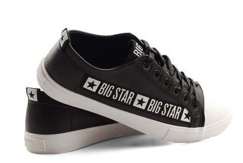 Big Star EE174069 czarne trampki + skarpetki Big Star EE174069 czarne trampki + skarpetki