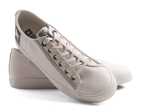 Big Star EE174074 białe trampki + skarpetki Big Star EE174074 białe trampki + skarpetki