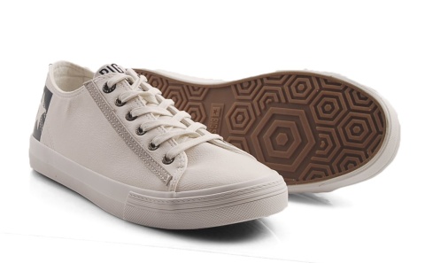 Big Star EE174074 białe trampki + skarpetki Big Star EE174074 białe trampki + skarpetki