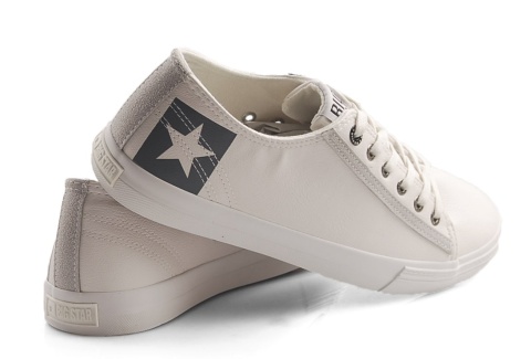 Big Star EE174074 białe trampki + skarpetki Big Star EE174074 białe trampki + skarpetki