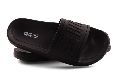 Big Star DD174690 czarne klapki Big Star DD174690 czarne klapki