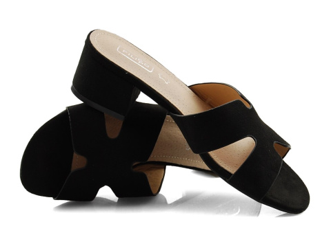Filippo DK1358 czarne klapki Filippo DK1358 czarne klapki