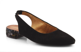 Maciejka 04482 czarne skórzane sandały