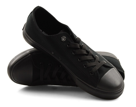 Big Star AA174009 czarne trampki+skarpetki Big Star AA174009 czarne trampki+skarpetki