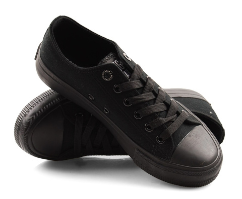 Big Star AA274009 czarne trampki+skarpetki Big Star AA274009 czarne trampki+skarpetki