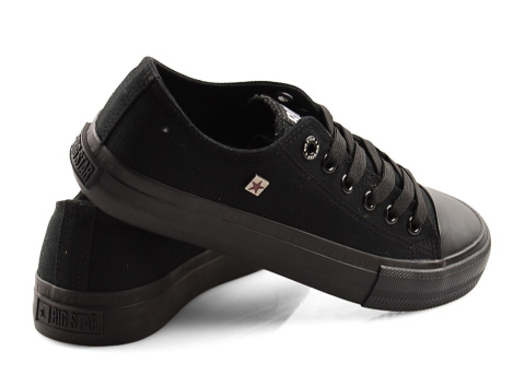 Big Star AA274009 czarne trampki+skarpetki Big Star AA274009 czarne trampki+skarpetki