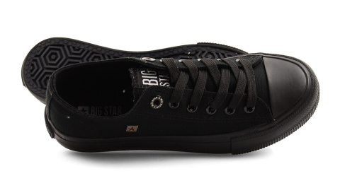 Big Star AA274009 czarne trampki+skarpetki Big Star AA274009 czarne trampki+skarpetki