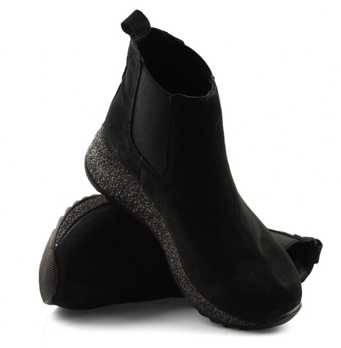 Filippo DBT1501 czarne skórzane botki Filippo DBT1501 czarne skórzane botki