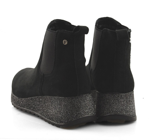 Filippo DBT1501 czarne skórzane botki Filippo DBT1501 czarne skórzane botki