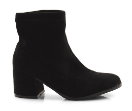 Filippo DBT1540 czarne zamszowe botki