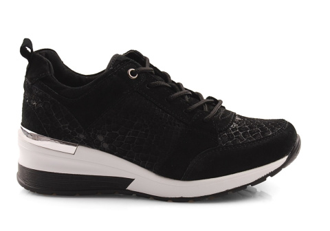 Filippo DP1505 czarne skórzane sneakersy Filippo DP1505 czarne skórzane sneakersy