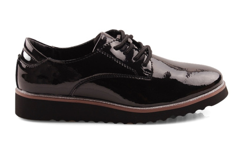 Filippo DP1514 czarne skórzane półbuty Filippo DP1514 czarne skórzane półbuty