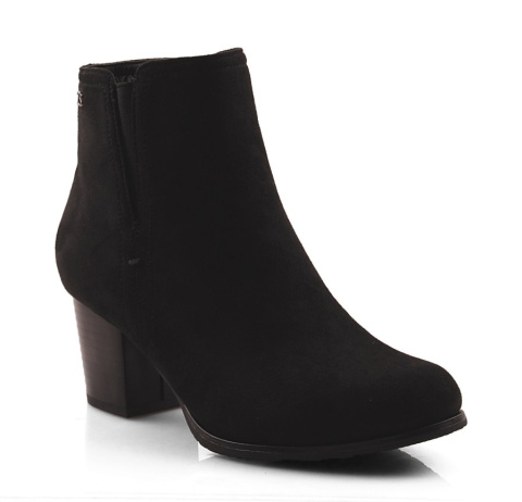 T.Sokolski Z20-111 czarne botki zamszowe T.Sokolski Z20-111 czarne botki zamszowe