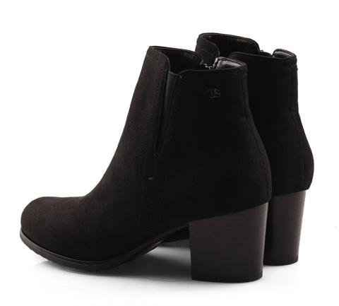 T.Sokolski Z20-111 czarne botki zamszowe T.Sokolski Z20-111 czarne botki zamszowe