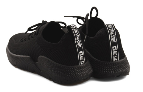 Big Star DD274579 czarne sneakersy+skarpetki Big Star DD274579 czarne sneakersy+skarpetki