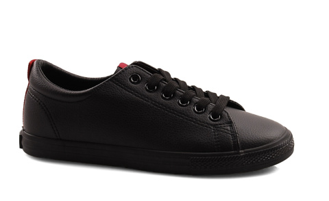 Big Star DD274687 czrne trampki + skarpetki Big Star DD274687 czrne trampki + skarpetki