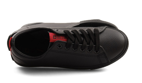 Big Star DD274687 czrne trampki + skarpetki Big Star DD274687 czrne trampki + skarpetki