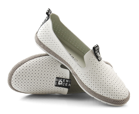 Filippo DP081 białe skórzane tenisówki Filippo DP081 białe skórzane tenisówki