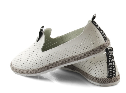 Filippo DP081 białe skórzane tenisówki Filippo DP081 białe skórzane tenisówki