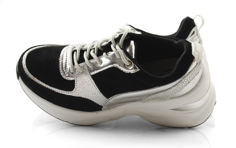 Filippo DP2056 czarne skórzane sneakersy Filippo DP2056 czarne skórzane sneakersy