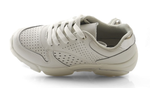 Filippo DP2156 białe skórzane sneakersy Filippo DP2156 białe skórzane sneakersy