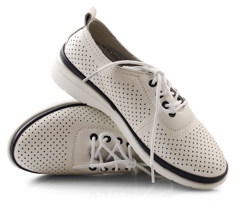 T.Sokolski W21-255 skórzane białe półbuty T.Sokolski W21-255 skórzane białe półbuty