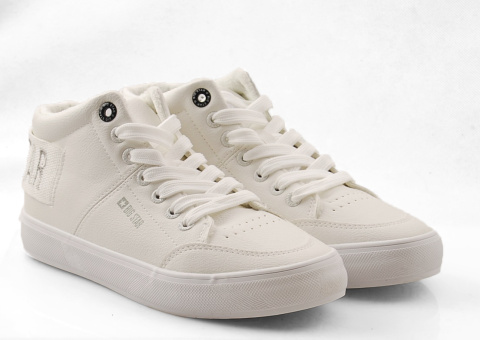 Big Star EE274352 białe trampki ocieplane