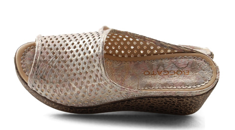 Boccato 0123-592-8837 różowe skórzane klapki Boccato 0123-592-8837 różowe skórzane klapki