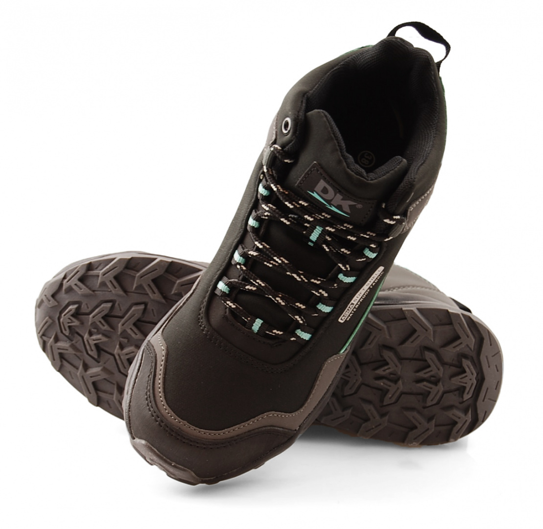 DK 1029 czarno-miętowe buty trekkingowe