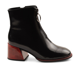 Filippo DBT3111 czarne lakierowane botki