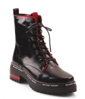 Filippo DBt3108 czarne lakierowane trapery