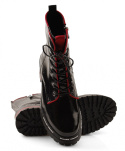 Filippo DBt3108 czarne lakierowane trapery