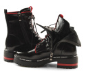 Filippo DBt3108 czarne lakierowane trapery