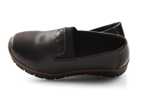 Filippo DP3160 czarne skórzane półbuty Filippo DP3160 czarne skórzane półbuty