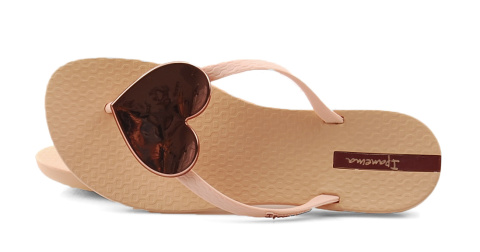 Ipanema 82120 różowe japonki z sercem Ipanema 82120 różowe japonki z sercem