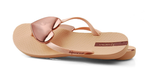 Ipanema 82120 różowe japonki z sercem Ipanema 82120 różowe japonki z sercem