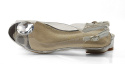 Sabatina 380-A srebrne transparentne sandały
