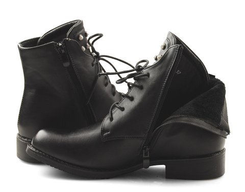 Sabatina DM21-267 czarne trzewiki Sabatina DM21-267 czarne trzewiki